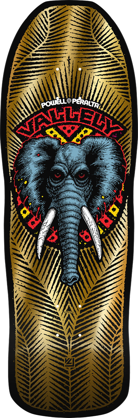 POWELL PERALTA - Vallely Elephant Reissue Gold Foil - 10.0