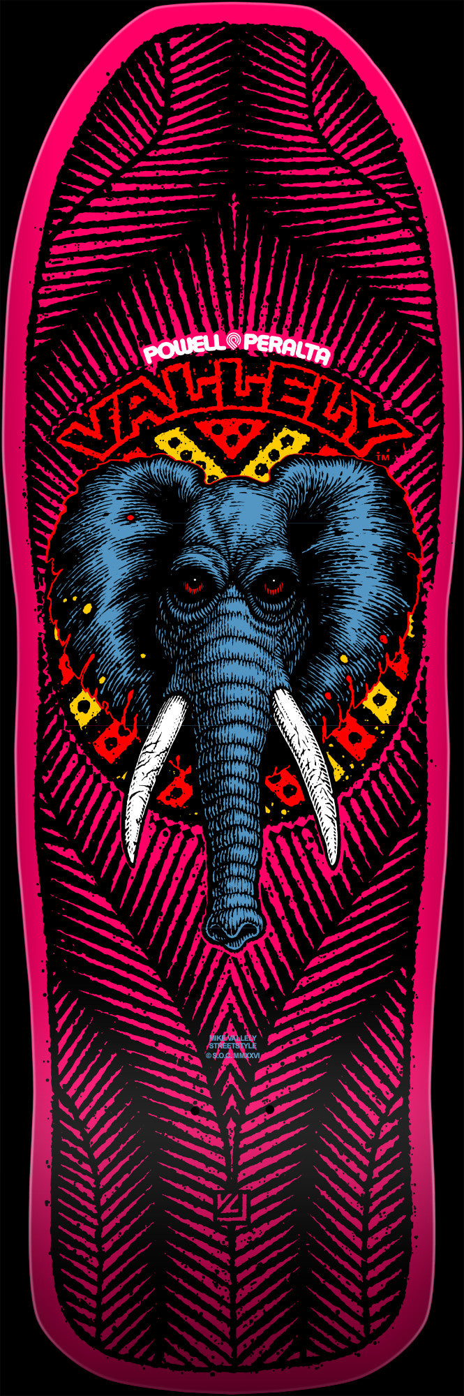 POWELL PERALTA - Vallely Elephant Reissue Hot Pink - 10.0