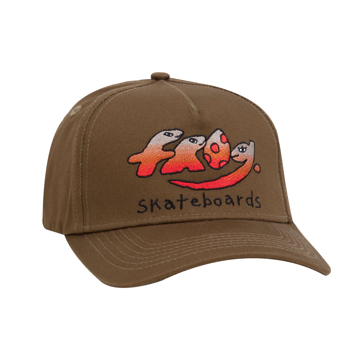 FROG - Dino Logo 5 Panel Cap Olive