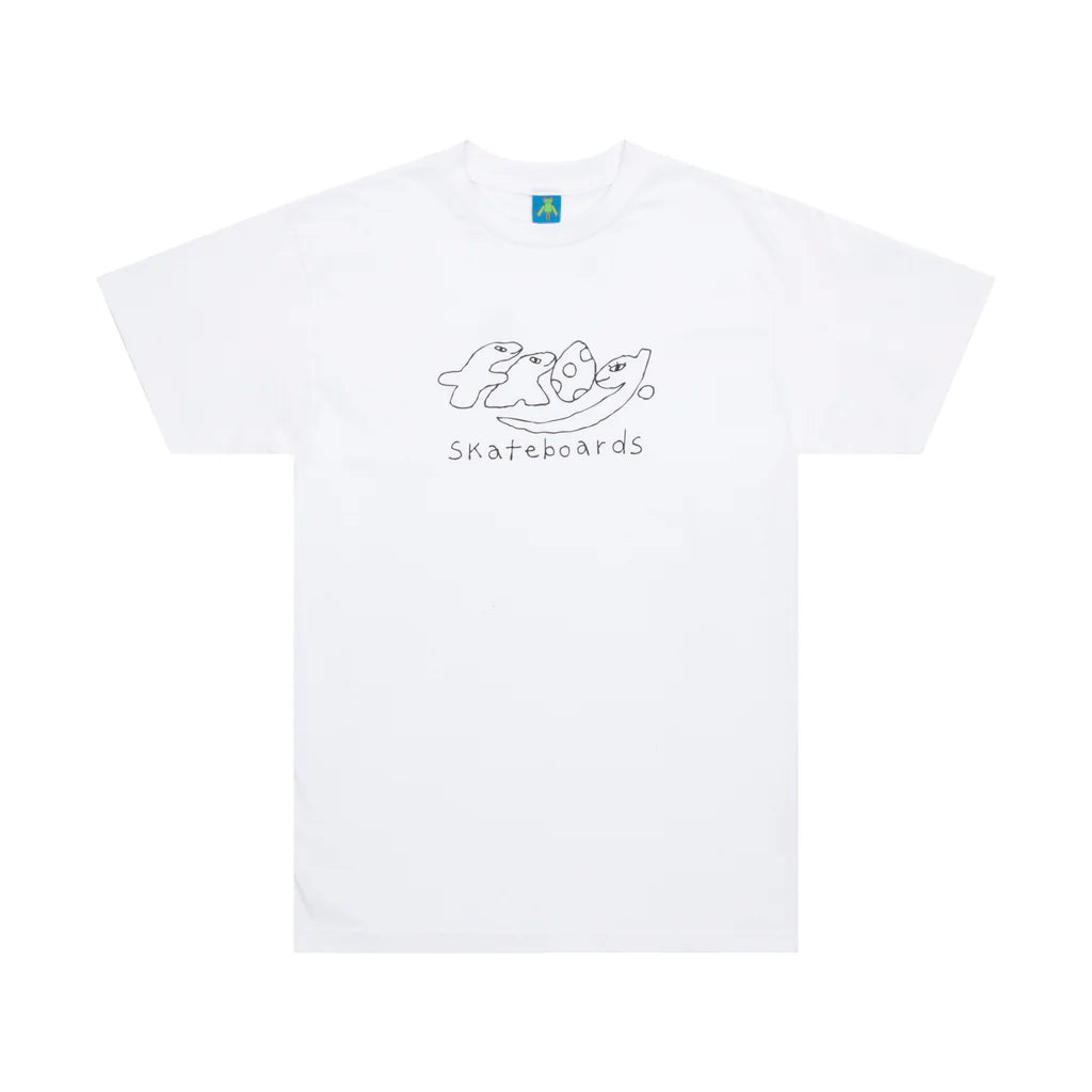 FROG - Dino Logo Tee White