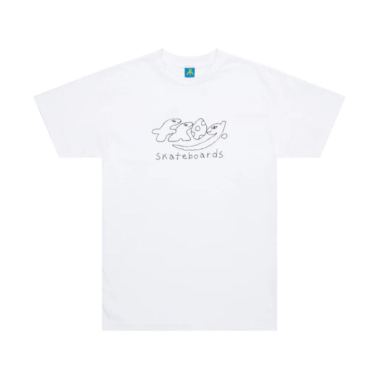 FROG - Dino Logo Tee White