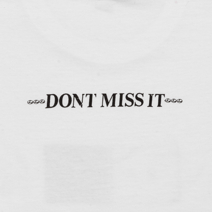 LIMOSINE - Don't Miss It Tee White