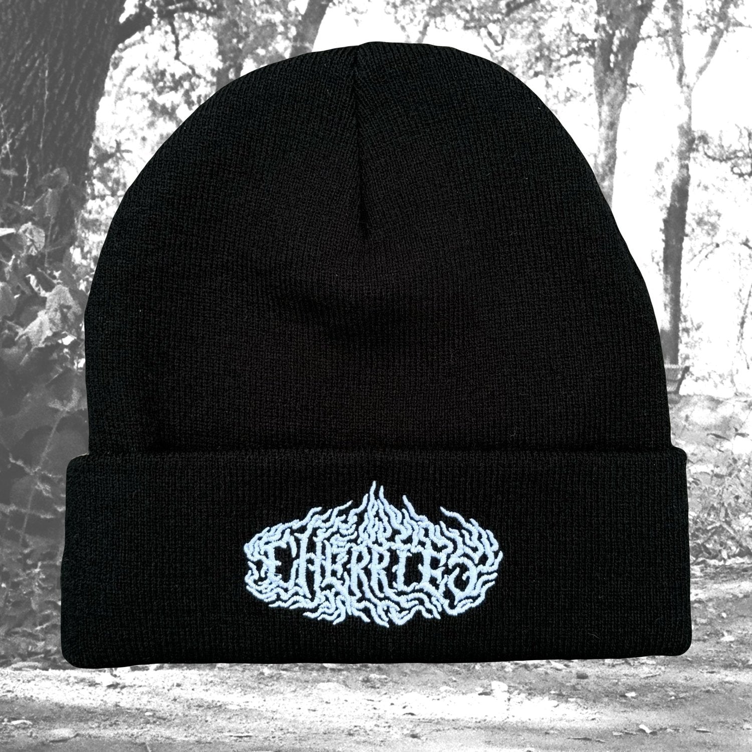 CHERRIES - Flame Beanie Black