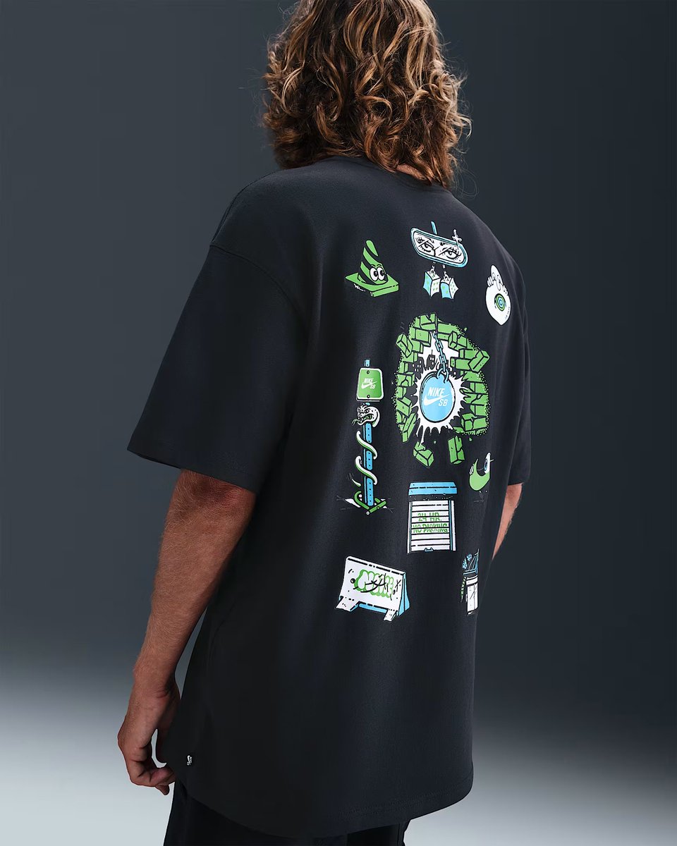 NIKE SB - M90 OC SKATE Symbols Tee Black