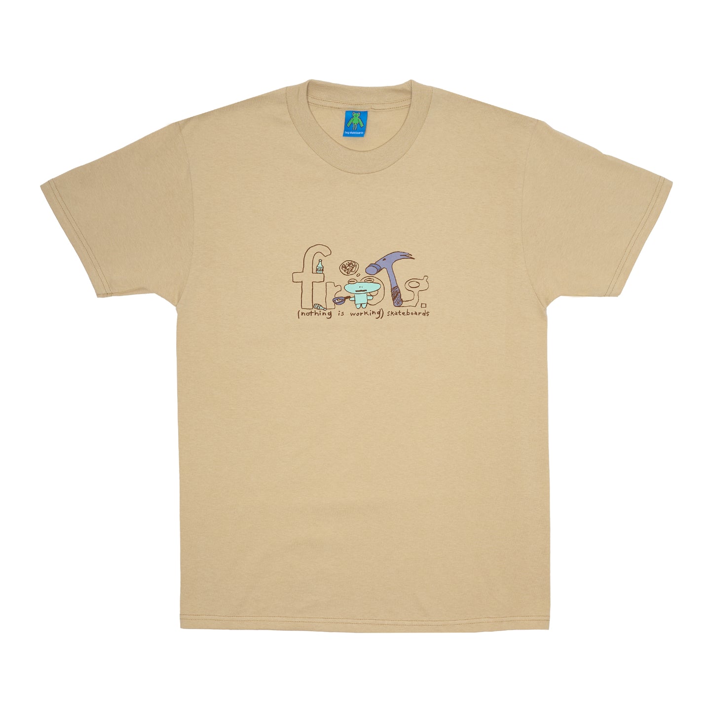 FROG - Nothing Is Working Tee Sand