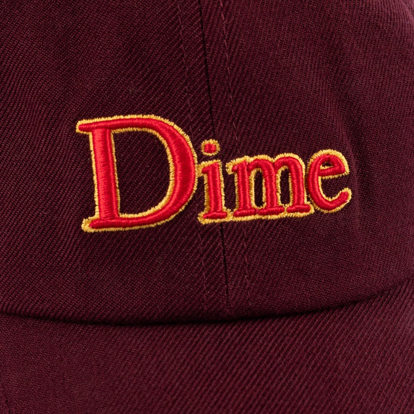 DIME - Classic Logo Low Profile Cap Burgundy