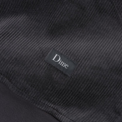DIME - Wave Corduroy Hoodie Charcoal