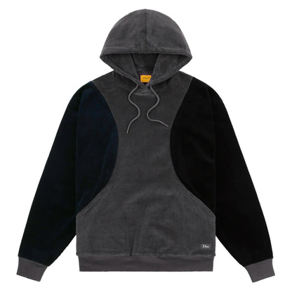 DIME - Wave Corduroy Hoodie Charcoal