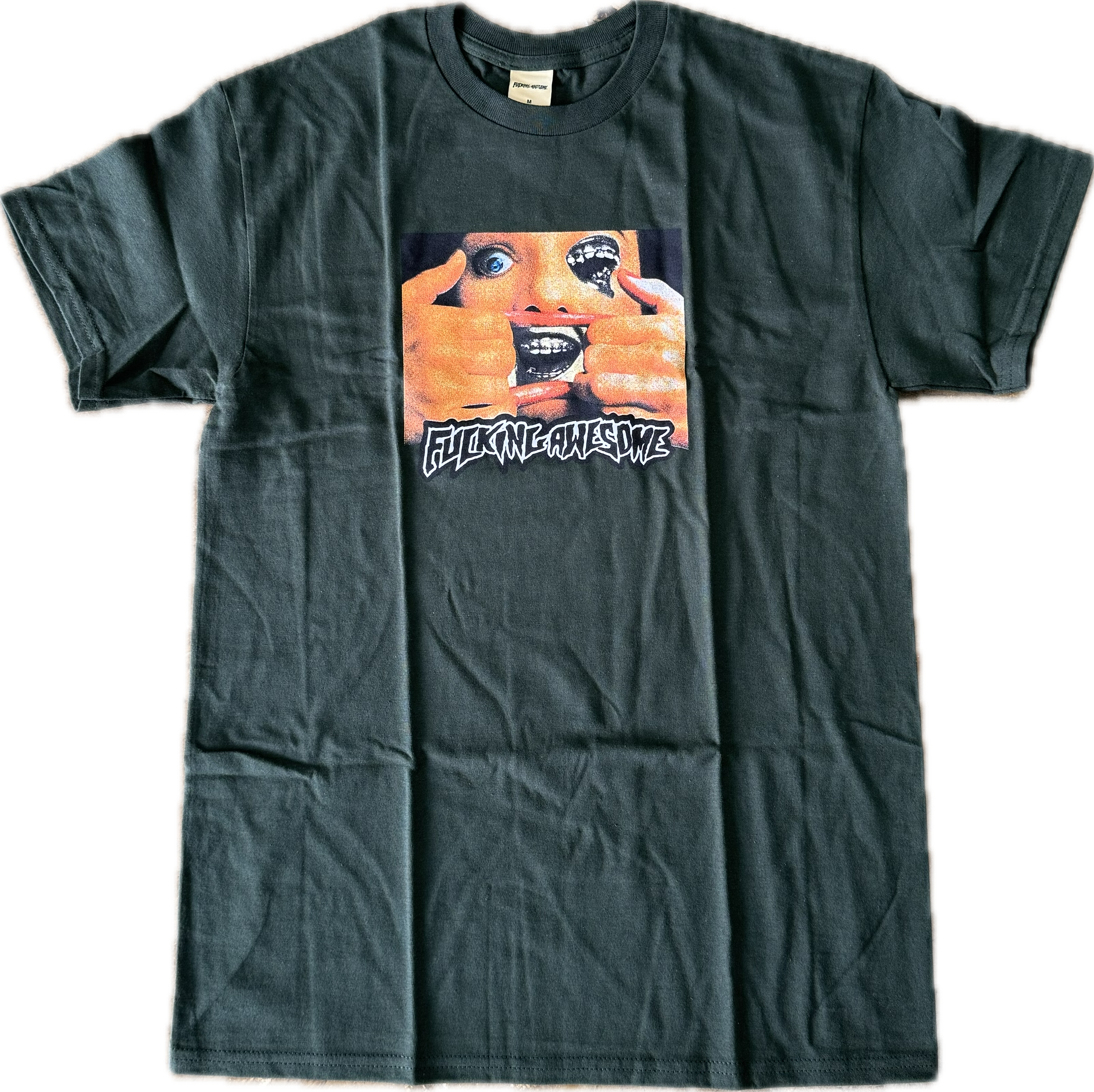 FUCKING AWESOME - Brace Face Tee Forest Green