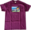 FUCKING AWESOME - Car Burn Tee Maroon