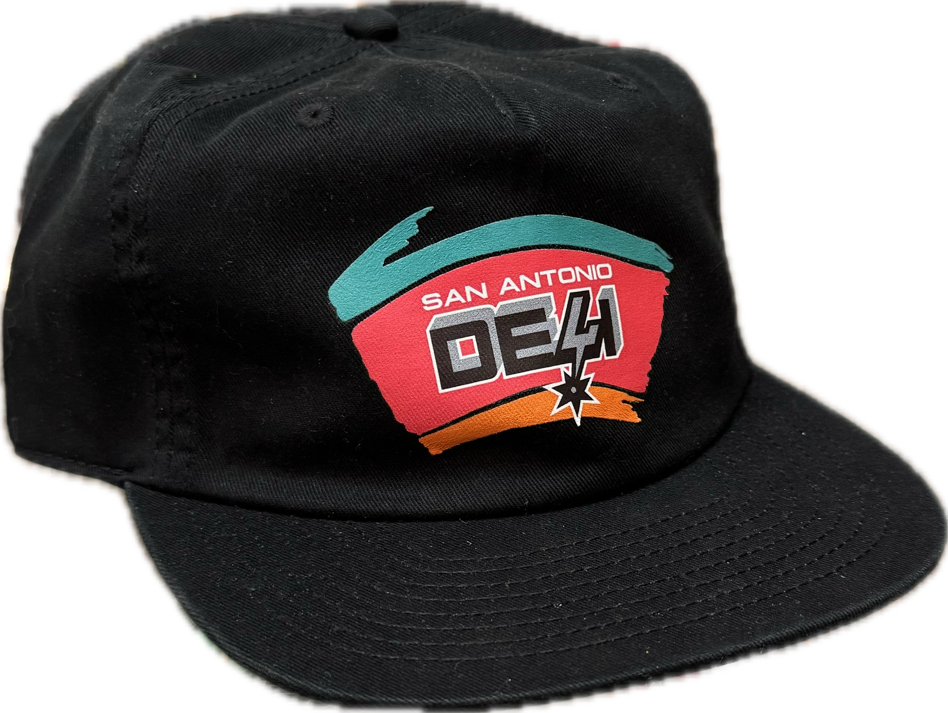 DELI - Splash Strapback Hat Black