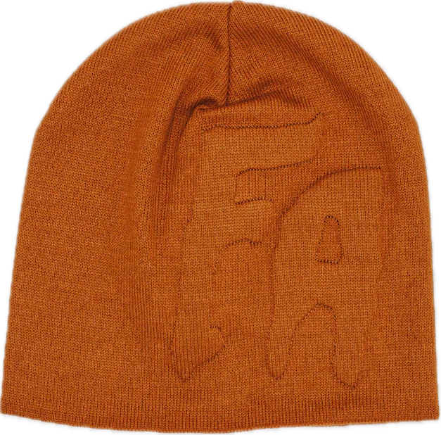 【FUCKING AWESOME】 LESSER GOD SKULL BEANIE BROWN FUCKING AWESOME - Lesser God Skull Beanie Brown – Deli Skate