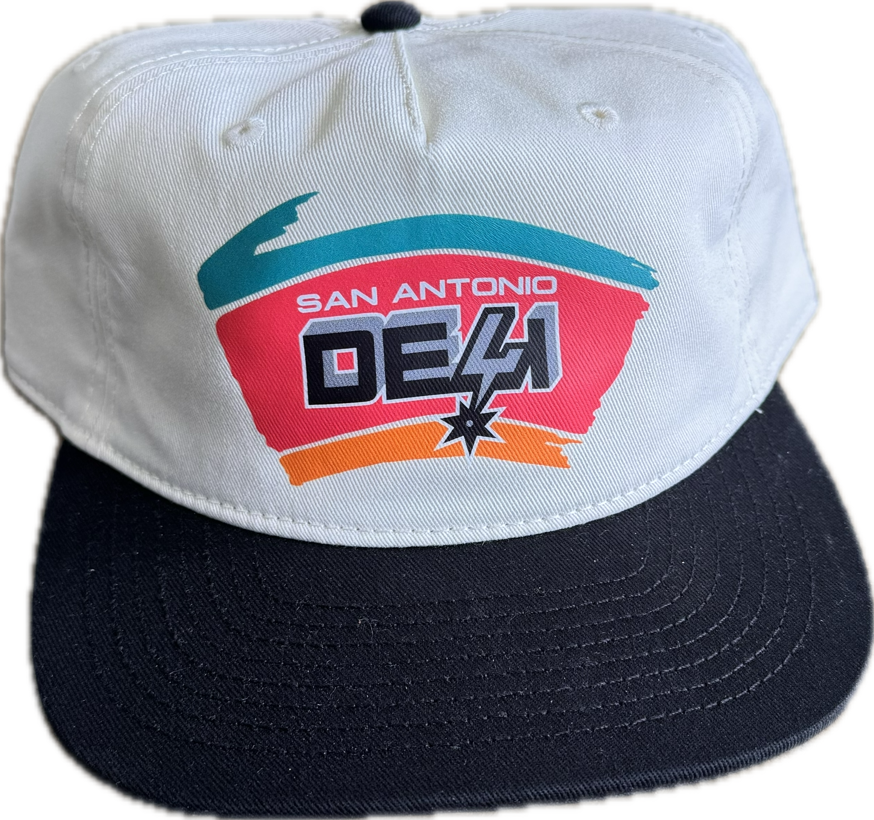 DELI - Splash Snapback Hat White/Black
