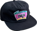 DELI - Splash Embroidered Strapback Hat Black