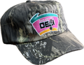 DELI - Splash Embroidered Snapback Hat Tree Camo