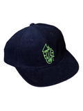 SAME CIRCLE - Shapes Face Corduroy Cap Black
