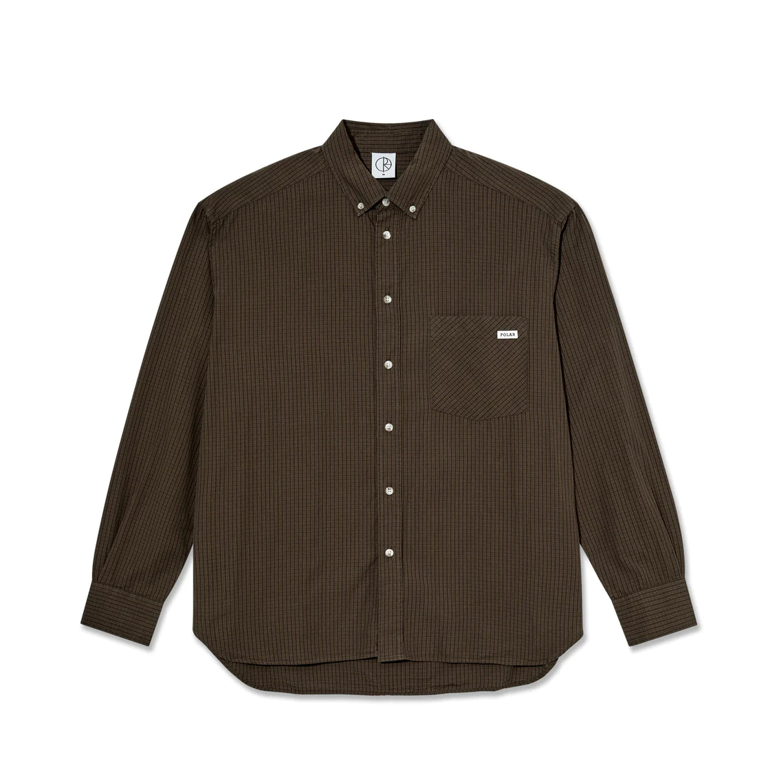 POLAR SKATE CO. - Ben Longseleeve Shirt Brown