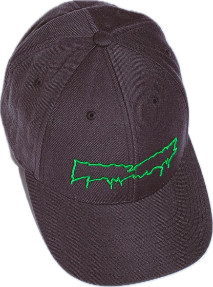 FUCKING AWESOME - Drip Logo Snapback Hat Charcoal