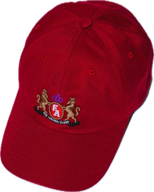 FUCKING AWESOME - Core Crest Strapback Hat Cranberry