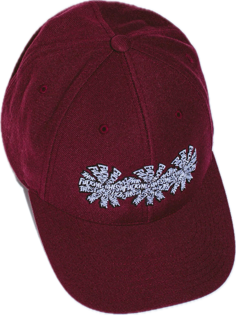 FUCKING AWESOME - Three Spiral Snapback Hat Maroon