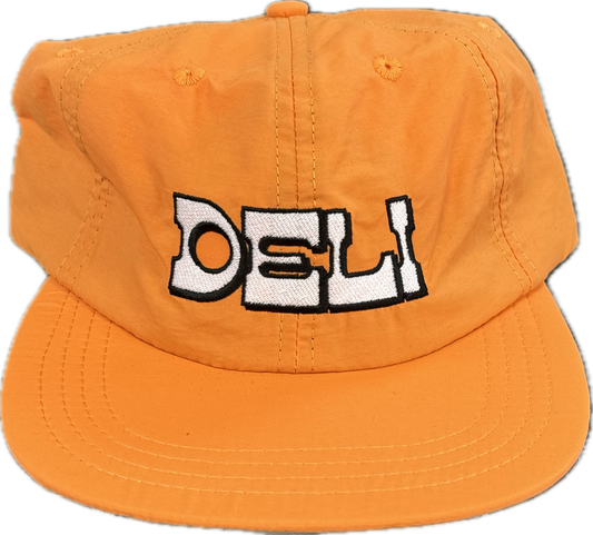 DELI - Western Nylon Strapback Cap Orange