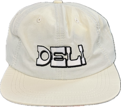 DELI - Western Nylon Strapback Cap Off White