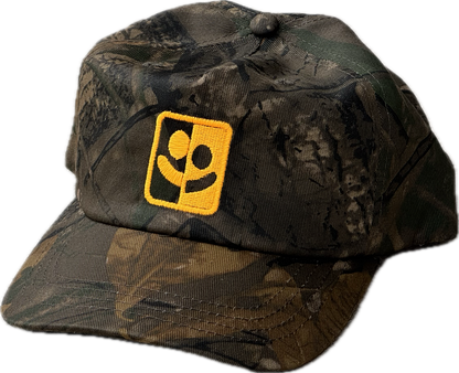 DELI - Embrace 5 Panel Snapback Tree Camo/High-Vis Orange