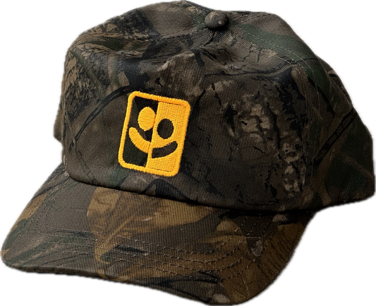 DELI - Embrace 5 Panel Snapback Tree Camo/High-Vis Orange