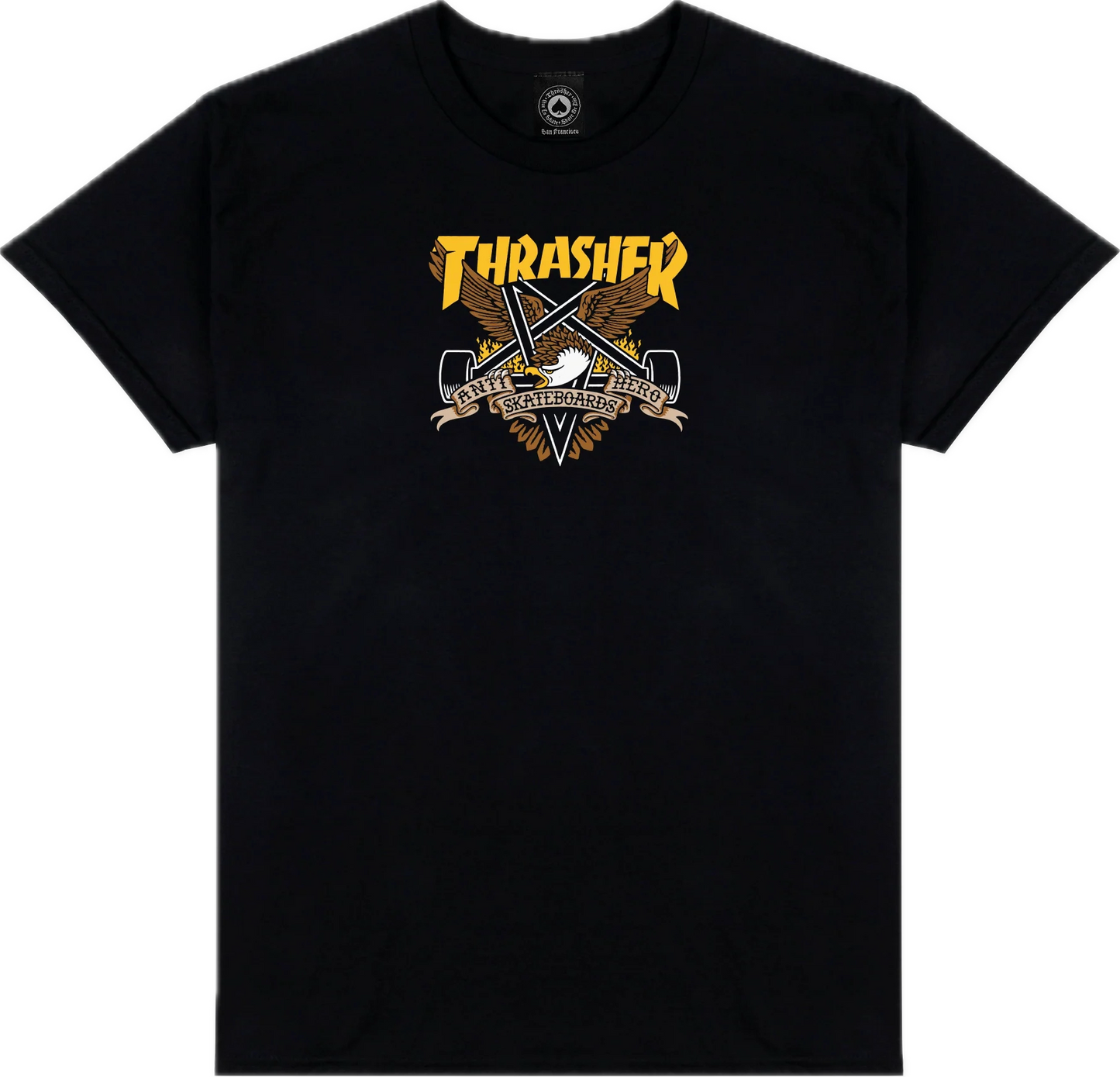 THRASHER - Eaglegram Tee Black