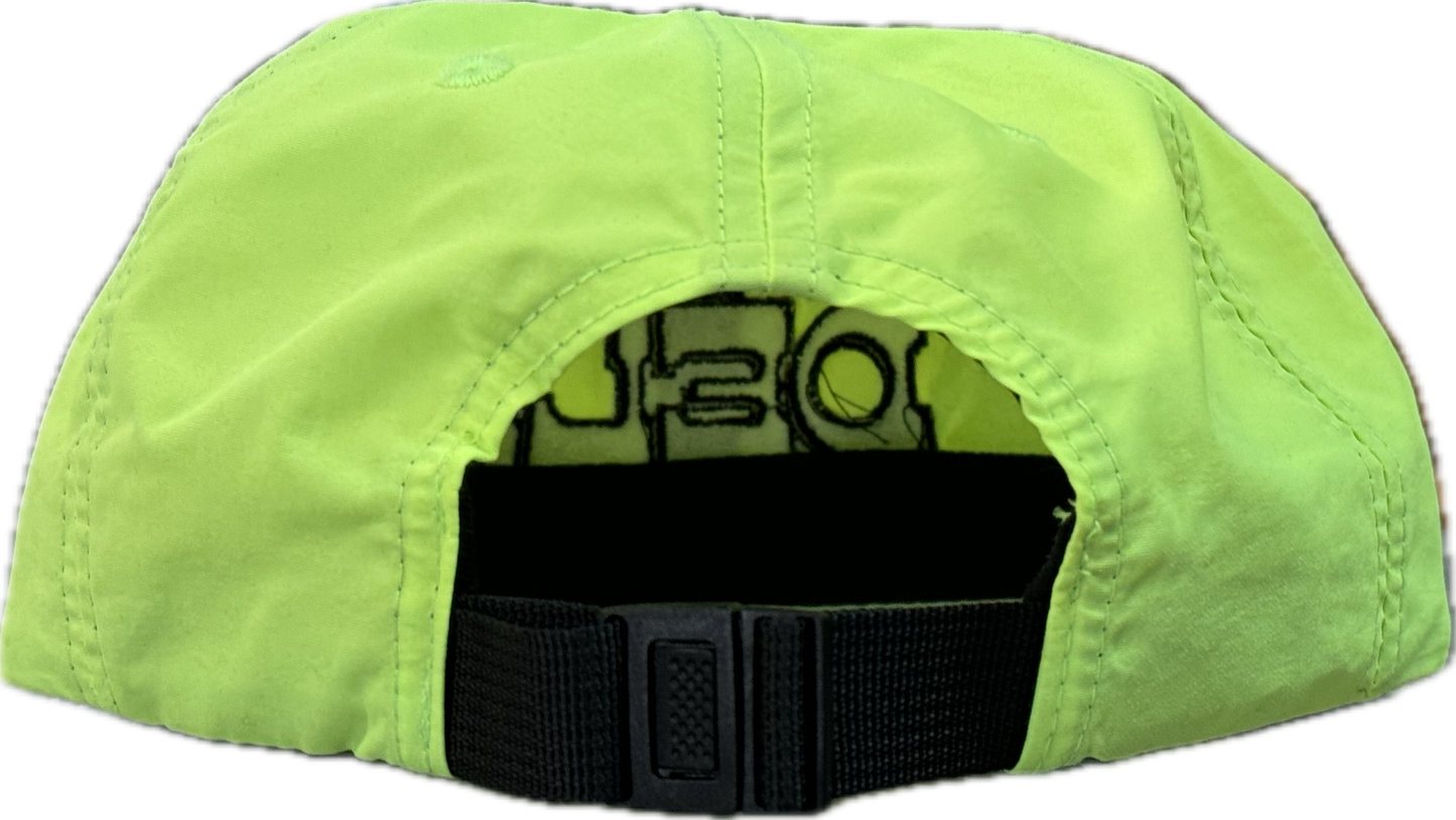 DELI - Western Nylon Strapback Cap Highlighter Yellow