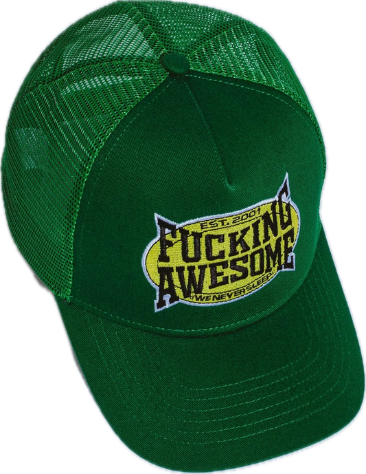 FUCKING AWESOME - KO Mesh Snapback Hat Green