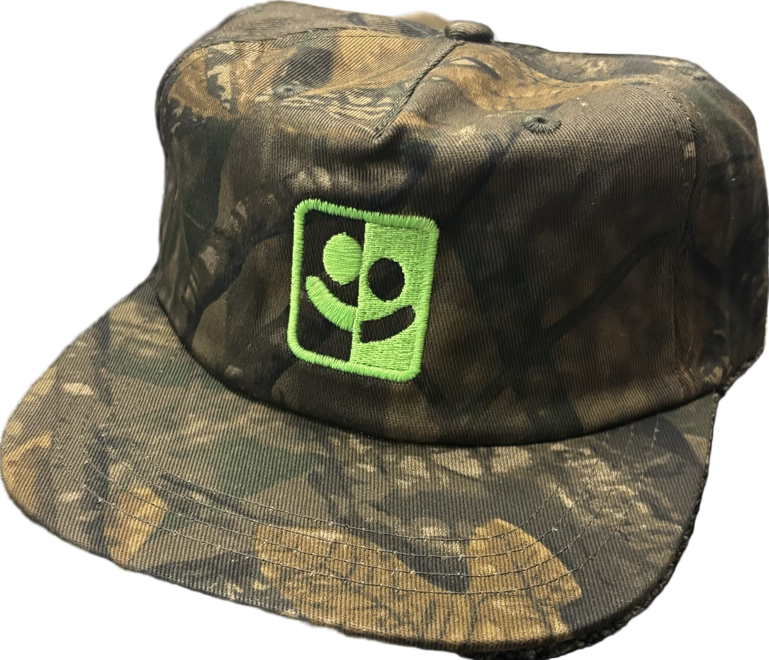 DELI - Embrace 5 Panel Snapback Tree Camo/Neon Green