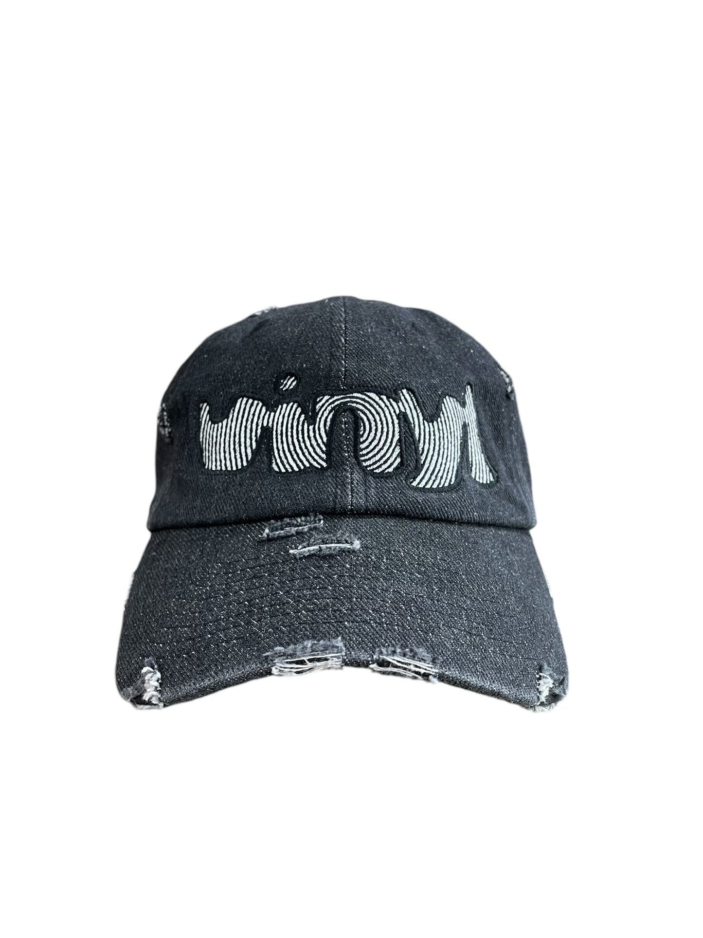 VINYL - Spiral Logo Dad Cap Black Denim