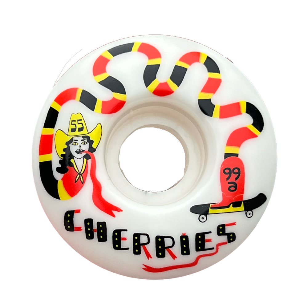 CHERRIES - 55mm Boot Skoots 99a