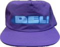 DELI - Mound Nylon Snapback Hat Purple w/ Blue