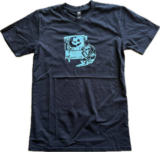 DELI - Programmer Tee Black/Light Blue