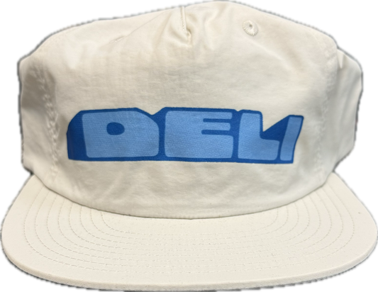 DELI - Mound Nylon Snapback Hat Bone w/ Blue