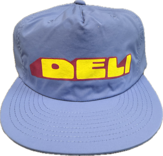 DELI - Mound Nylon Snapback Hat Lapis w/ Yellow