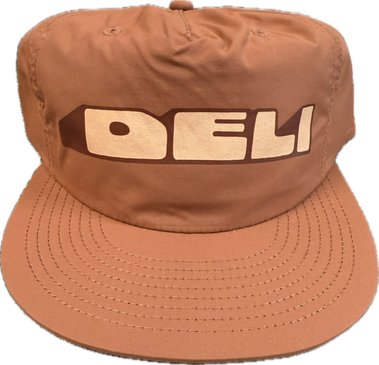 DELI - Mound Nylon Snapback Hat Rust w/ Tan