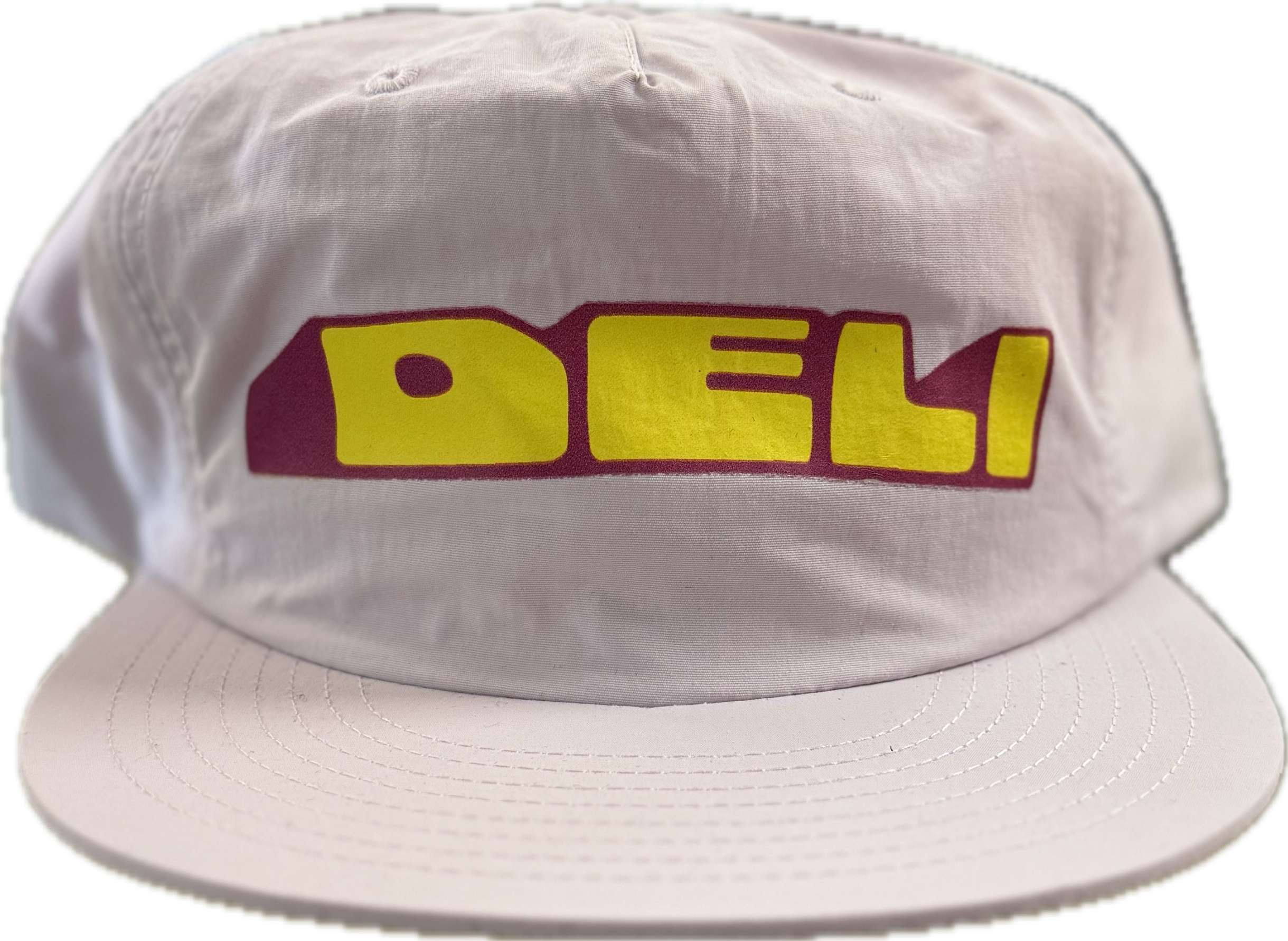 DELI - Mound Nylon Snapback Hat Orchid w/ Yellow