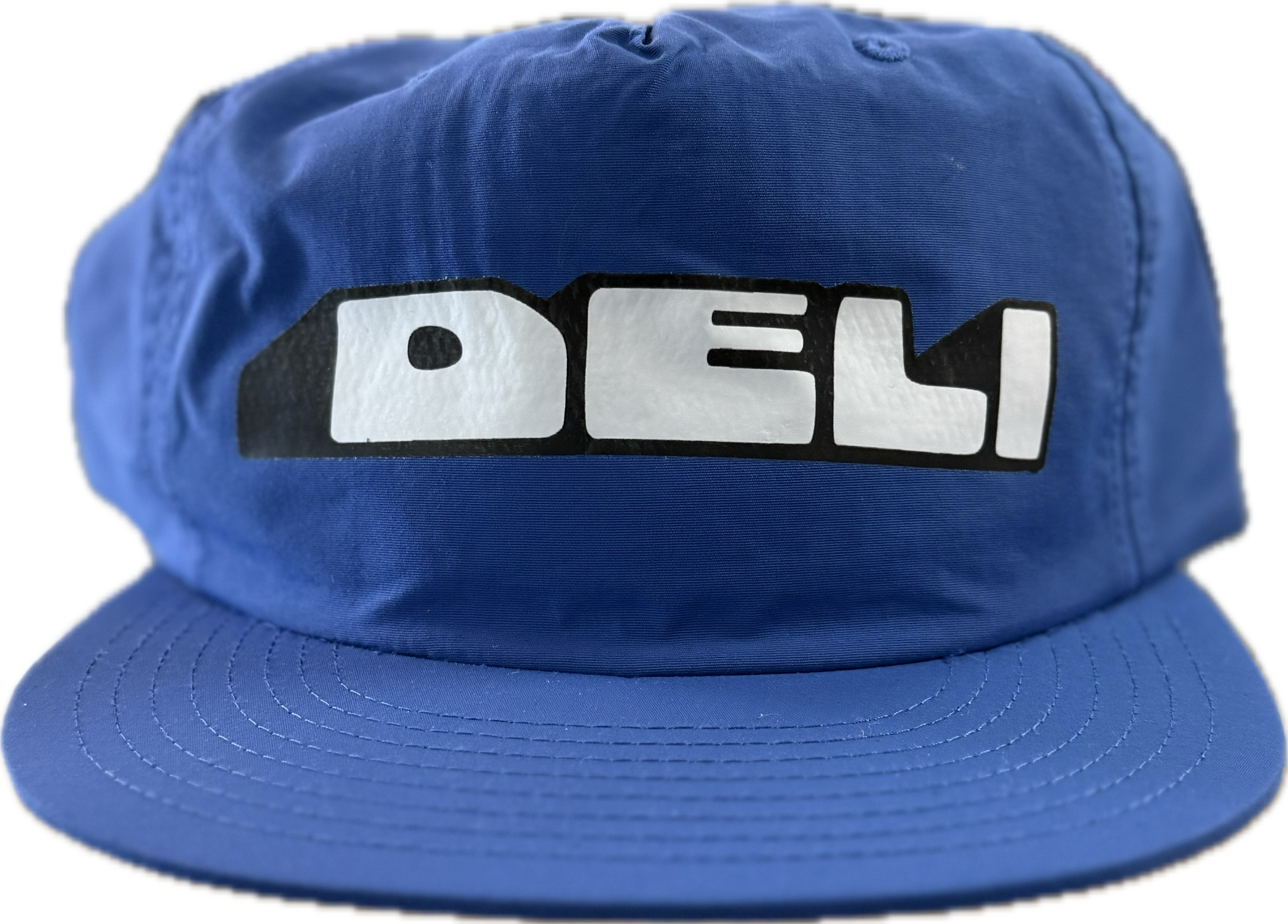 DELI - Mound Nylon Snapback Hat Royal Blue w/ Black & White