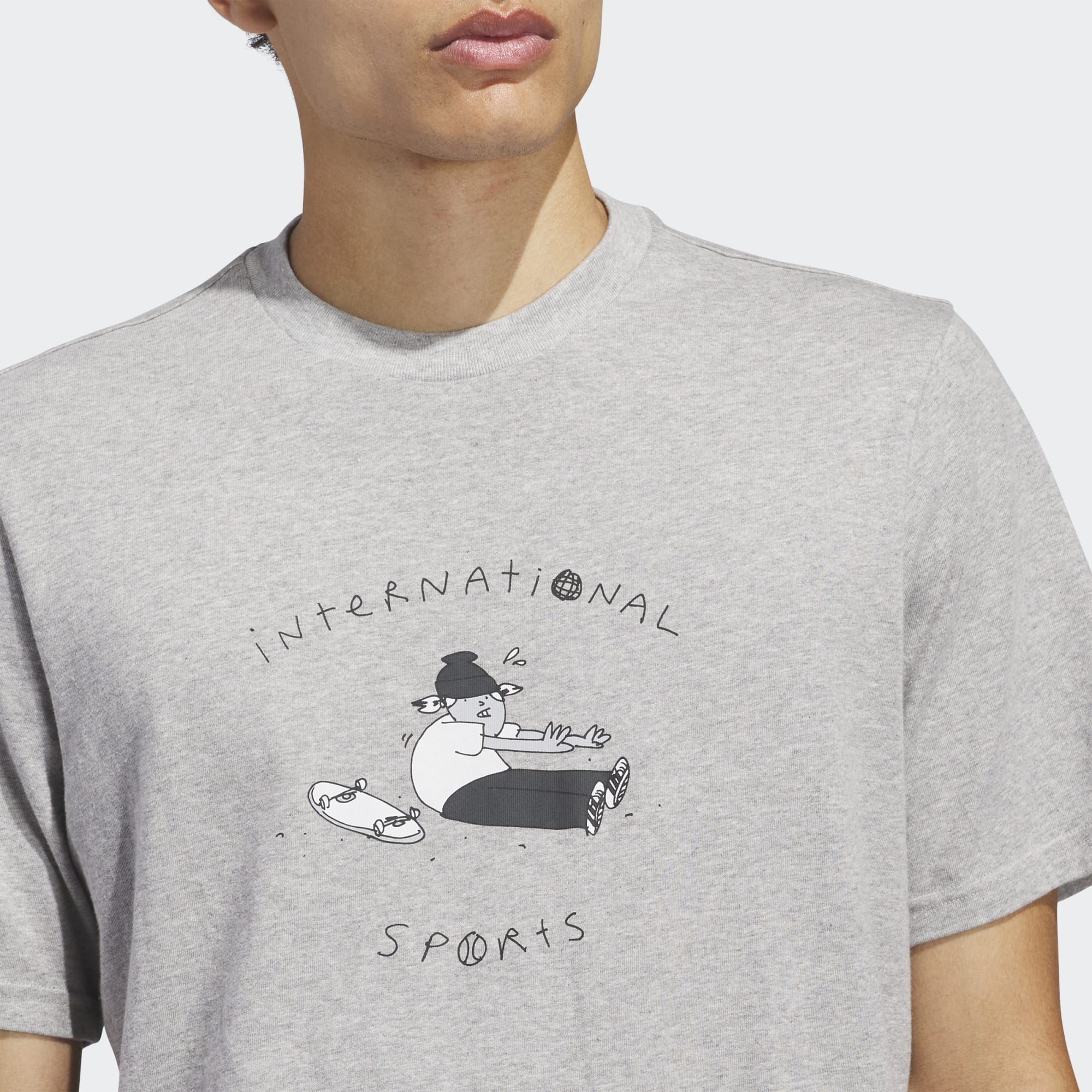 ADIDAS - Henry Jones Stretch T-Shirt Heather Grey