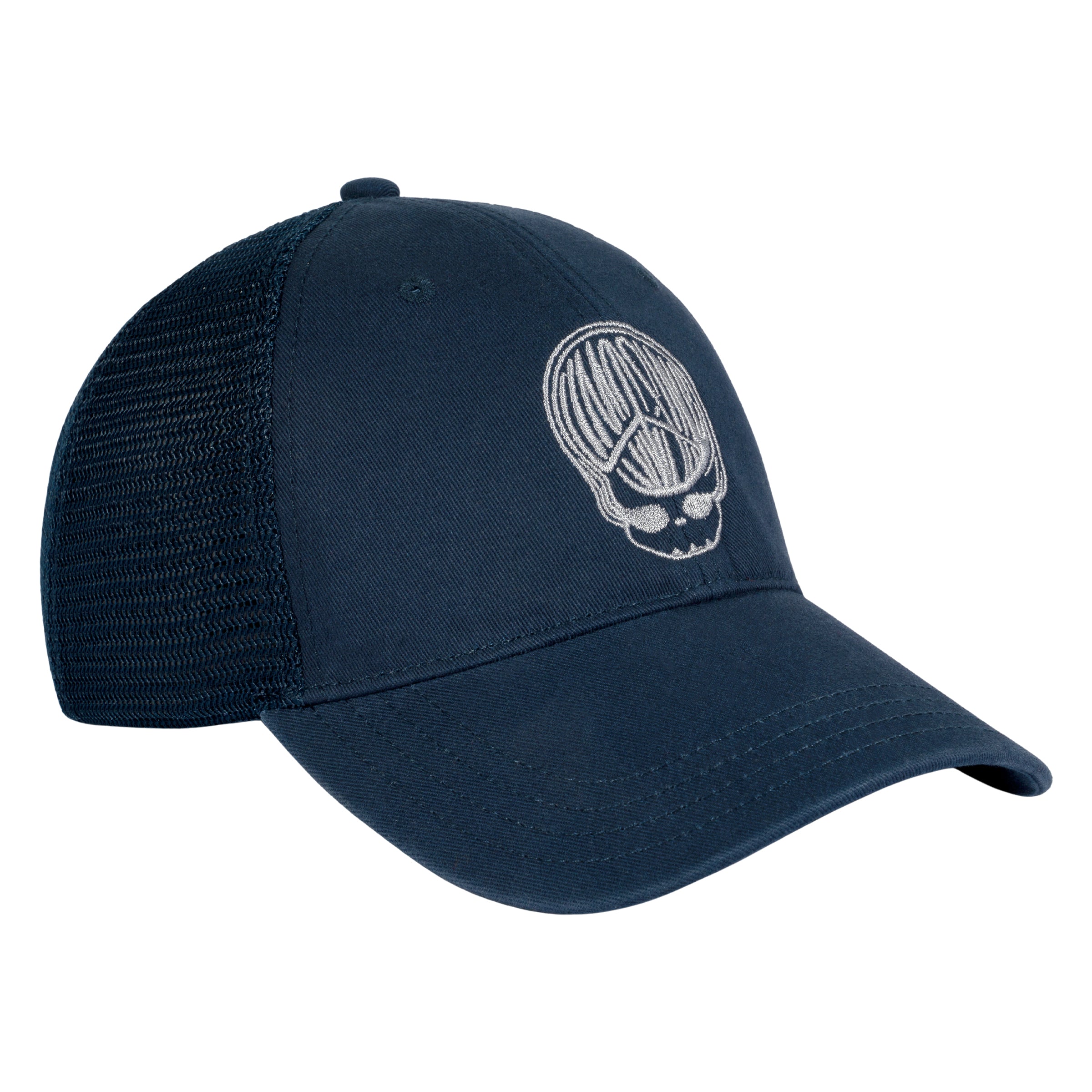 LIMOSINE - Peace Head Trucker Hat Navy