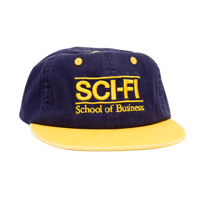 SCI-FI FANTASY - School Of Business Cap Navy/Yellow