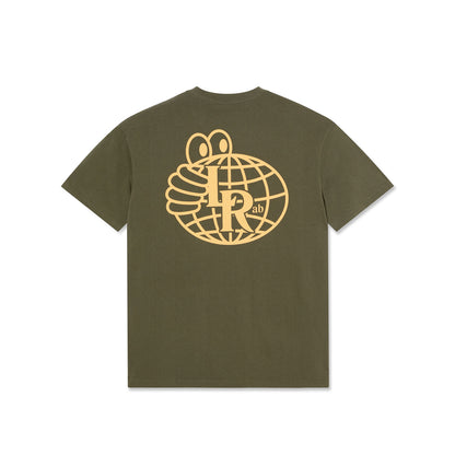 LAST RESORT AB - Atlas Monogram Tee Tactile Green