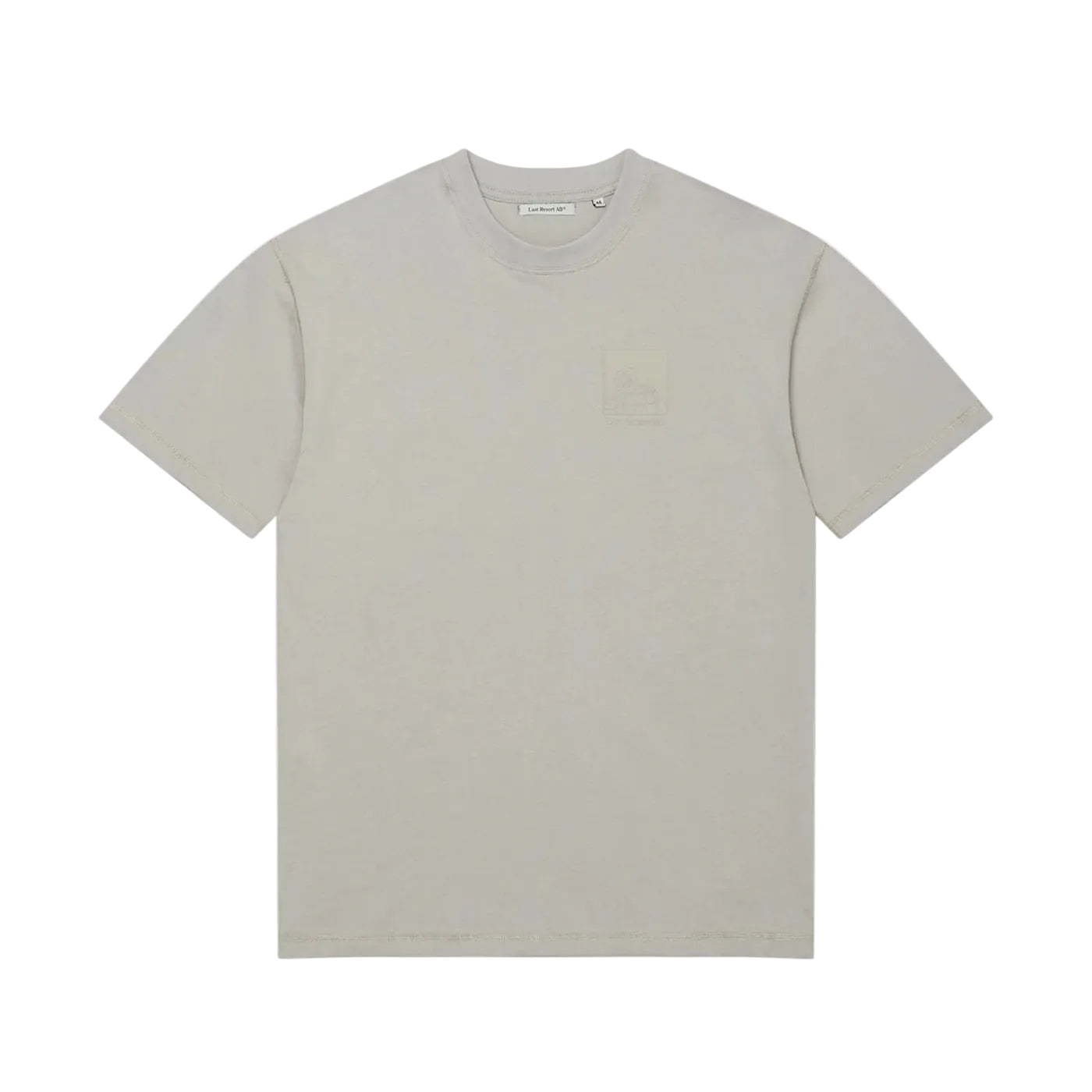 LAST RESORT AB - Little AB Flatlock Tee Warm Grey