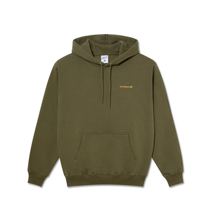 LAST RESORT AB - Atlas Monogram Hoodie Tactile Green