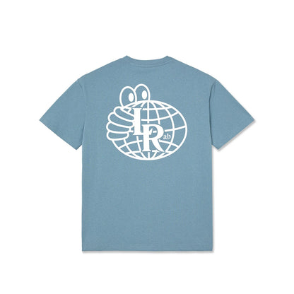 LAST RESORT AB - Atlas Monogram Tee Blue Mirage