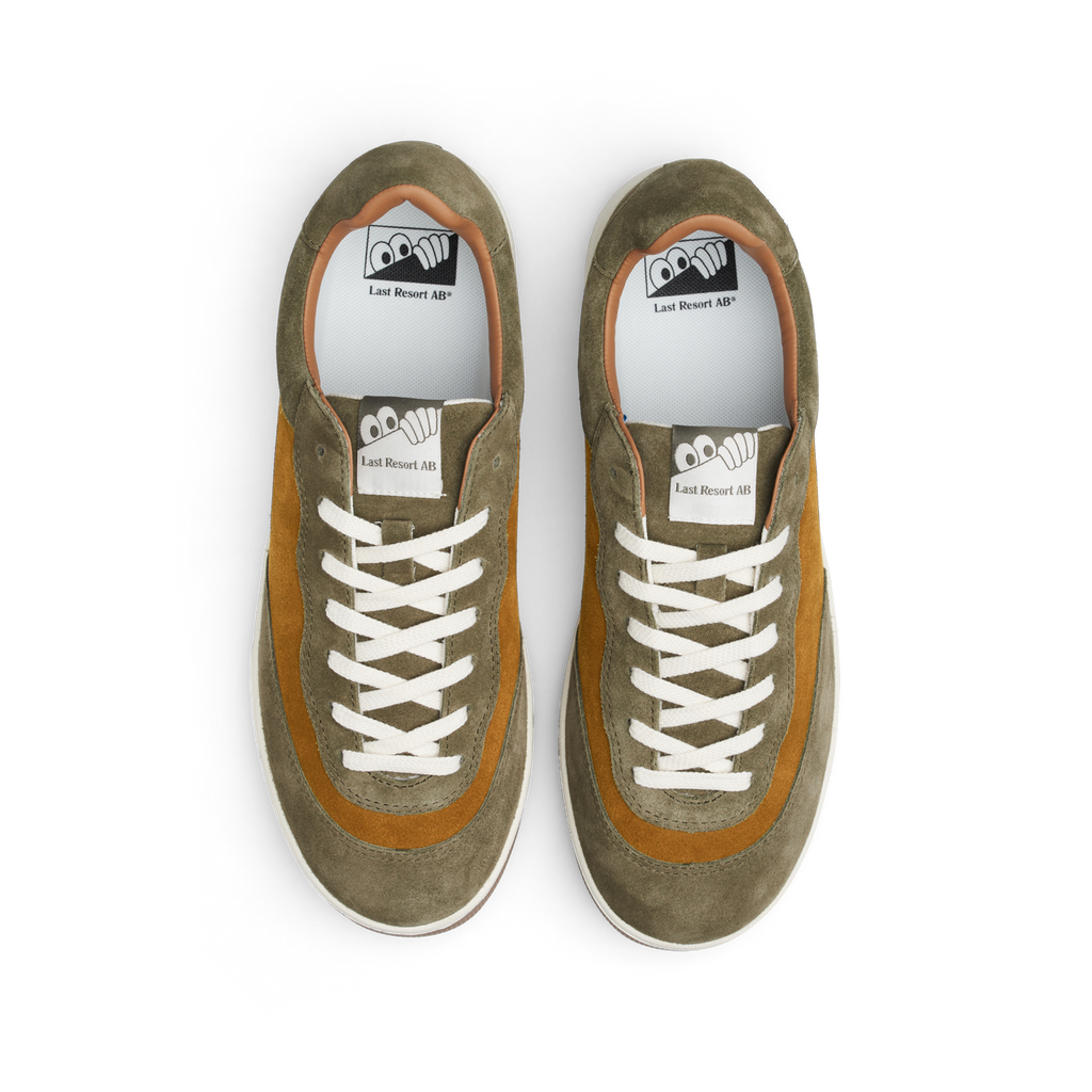 LAST RESORT AB - CM001 Lo Suede New Olive/Golden Brown/White/Gum