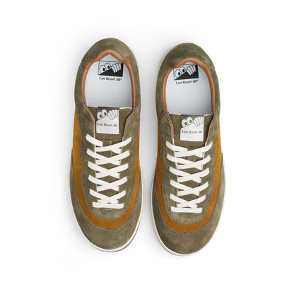 LAST RESORT AB - CM001 Lo Suede New Olive/Golden Brown/White/Gum